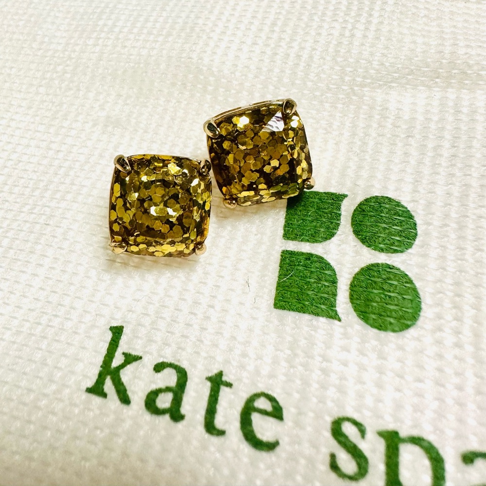 Kate Spade glitter earrings